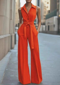 Amelia | Elegant And Tailored Wide-Leg Jumpsuit