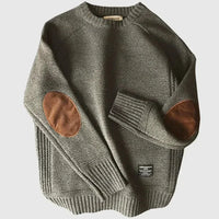 Max | Refined Men's Elbow Patch Knit Sweater