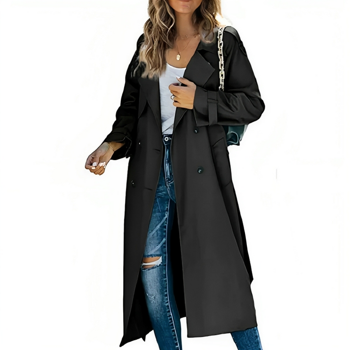 Freya | Trench rilassato e classico a doppio petto