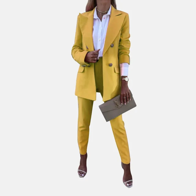 Amelia | Raffinato e sartoriale completo con blazer a due pezzi