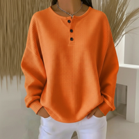 Amelia | Soft And Cozy Waffle Knit Sweater