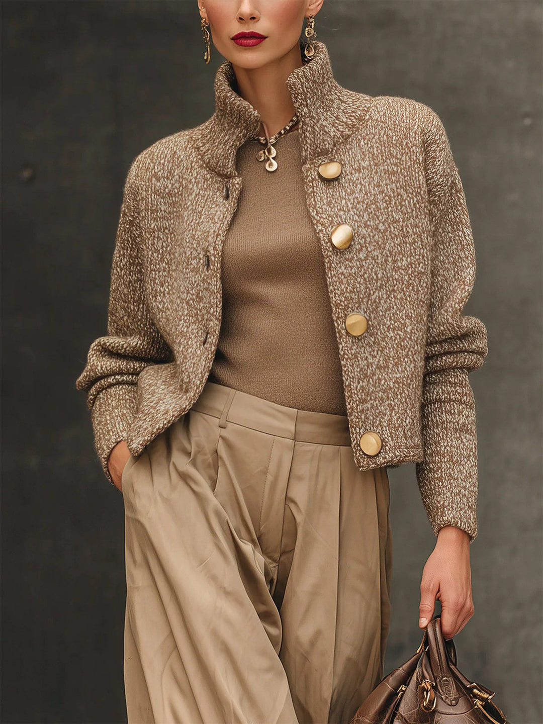 Bella | Blazer en maille douillet et raffiné pour femme