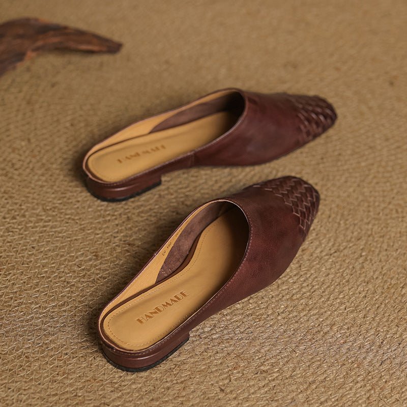 Harper | Mules eleganti e comode in pelle intrecciata